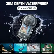 MomenTrue Action Camera Accessories Kits for Insta360 X3 Waterproof Housing Dive Case Float Handle
