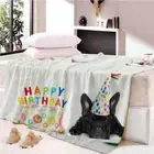 Biscuit Advice Appliance Light 3D Warm Plush Fleece Blanket Picnic Sofa Couch