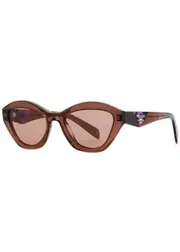 Prada Cat-eye Sunglasses - Brown Light ONE SIZE