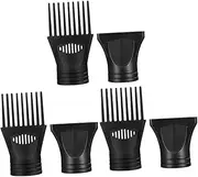 Ipetboom 6pc Wide Nozzle Set for Hair Dryer Replacement Brush Diffuser Attachment