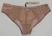 NWT COSABELLA SICIL0521 "Sicilia" Low-Rise Mesh / Lace Bikini, Beige, Italy, S