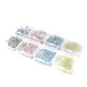 100 Pcs/1 box Dental Endo Quartz Fiber Post Straight Screw Thread Post 4 Sizes