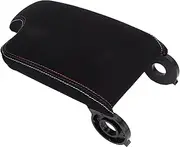 Brilluxa Center Console Armrest Cover, Tricolor Stitched Lid Protector, 8K0 864 207 A, Compatible with E46 Model 1999‑2004