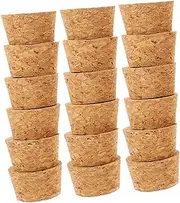 Alipis 20pcs Natural Cork Stoppers for Glass Bottles Sealing Wine and Beverage Bottles DIY Craft Projects Leakage Prevention for Home Decor