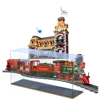 在飛比找蝦皮商城精選優惠-LEGO71044亞克力展示盒 迪士尼樂園火車手辦收納盒透明