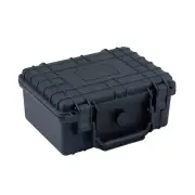 Weatherproof/Dust Proof High Impact Plastic Protective Case with Foam, – 9 In.