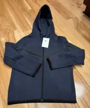 Nike Sportswear Big Kids Tech Fleece Hoodie Obsidian HV5867 473 KIDS MEDIUM