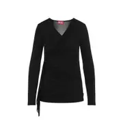 [Diesel] Diesel-Black T-Crissy-Plain Acetate Top-Donna XS STAND