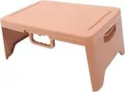 GRADENEVE Folding Table Portable Tables Table Portable Sitting Desk PC Desk Table Study Desk Laptop Lap Desk Portable Desk Laptops Lap Bed Computer Desk Lap Desks Plastic Orange