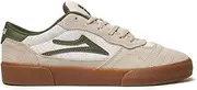 [Lakai] Men’s Cambridge Low-Top Skateboarding Shoe, Cream Suede, 13