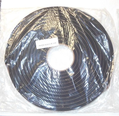 Neoprene Foam Weather Seal High Density Stripping With Adhesive Backing .75"