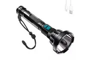 12000000LM High Powered LED Flashlight USB Rechargeable Super Bright Torch Lamp