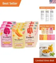 Healthy Superfood Snack Variety Pack: Sweet Potato, Mango & Dragon Fruit Chips
