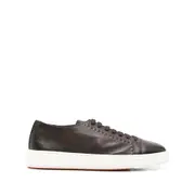 [Santoni] Santoni Leather Sneakers 11.5 US BROWN