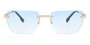 Dsquared2 D2 0102/S LKS/ST Men's Sunglasses Gold Size 58