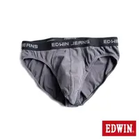 在飛比找momo購物網優惠-【EDWIN】男裝 彈性貼身純棉三角內褲 / 單件(灰色)