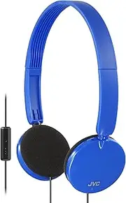 JVC HA-SR170-A-E Blue Over-Ear Headphones with Microphone