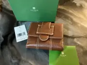 Kate Spade Tri-fold Wallet Melinda bellemeade Toffee brown NIB new MSRP $155