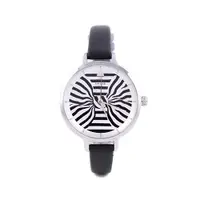 在飛比找金石堂精選優惠-Kate Spade Metro系列條紋蝴蝶結計時腕錶－黑白