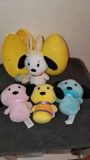 Hallmark Peanuts Snoopy Easter Itty Bitty Lot Of 6 New