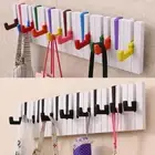 Coat Racks Piano Keys Wall Mounted Coat Hook Hanger Wall Decoration For Home