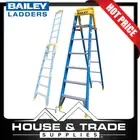 Bailey Ladder 2.1m to 3.8m 7 Step Dual Purpose Fibreglass 150KG FSE7 FS13986