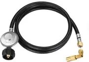 WADEO 6FT Propane Regulator Hose with 90 Degree Elbow Adapter for Blackstone