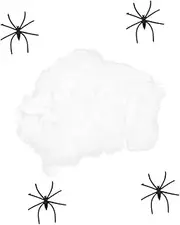 CIYODO Halloween Spider Webs Decor Fake Spider Toy Decorative Cobweb Prop for Party Accessory