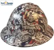 Sweet Home Texas Hydro Dipped Full Brim Hard Hat with Ratchet Suspension