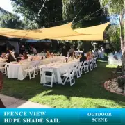 Ifenceview Beige 6'x6'-6'x24' Rectangle Sun Shade Sail Patio Pool Canopy Awning