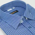 金安德森 藍白條紋窄版長袖襯衫