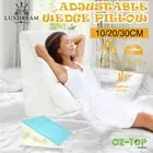 Cool Gel Memory Foam Adjustable Wedge Pillow Back Neck Bed Support Sleep Cushion