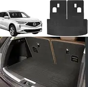 Liizoo Cargo Liner Backrest Mat Fits for Acura MDX 2022-2024 Cargo Mat Liner All Weather TPE Protector Back Seat Cover Accessories