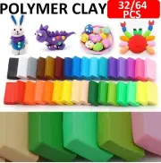 Clay Kit Polymer Oven Bake Modeling Fimo Block Toy Accessories Flat Polymer AU