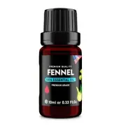 Fennel (Foeniculum vulgare) 100% Pure Essential Oil, Select Grade, 10ml