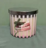 Bath & Body Works Sweet Macaron 3 Wick Candle