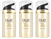 Olay Total Effects 7 In One Night Cream, 1.76 oz (3 Pack)