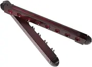 Abaodam 8 Hole Billiard Cue Stick Holder Wall Mount Rack Multi-purpose Pool Stick Display Pole Rack Simple Design