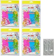 (Amazon.co.jp Exclusive) DentalPro Oyako Nakayoshi Floss, Set of 50 x 4 (200 Pieces), Children's Floss + 2 Floss Picks
