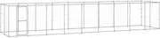 Outdoor Dog Kennel Galvanised Steel Large Cage for Dogs, Heavy Duty Run, Exercise Pen, Secure Enclosure, House for Dogs