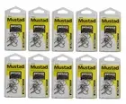 10 Packs of Mustad 92604NPBLN Penetrator Chemically Sharp Fishing Hooks