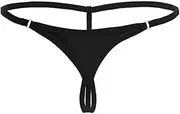 [GRRKDFQ] Women Lingerie Open Crotch G-String Briefs Underpants
