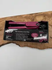 GVP Limited Edition Travel Iron Straightener Heats To 420 Purple Mini