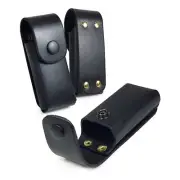 TUFF LUV Leather Case Sheath Pouch for Leatherman Rebar /Sidekick /Wingman - Blk