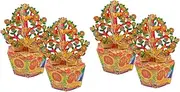 NUOBESTY 2 Pairs Realistic Ancestor Money Tree Paper Bank Unique Ghost Money Money Bank
