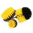 3pcs Drill Cleaning Brush Power Scrubber Scrub Bit Tile Grout Cleaner Spares CTX