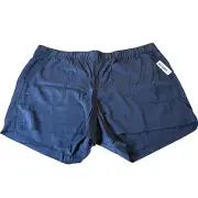 Old Navy Navy Blue Pull On Shorts New 2X Lyocell Viscose Blend Comfort Casual