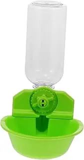 Happyyami Pet Water Fountain Dog Food Feeder Cat Food Automatic Feeder Water Bottle for Rabbits Dog Water Feeder Pet Food Feeder Bunny Water Bowl Dog Cage Water Dispenser Cat Water Green Pp