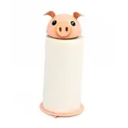 Paper Towel Holder - Metal Unique Paper Towel Roll Stand for Counter Top Pig