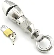 SM Bondage Heavy-duty opening and closing anal plug lock anal lock adult sex toys stainless steel sex tools Couples SM Games